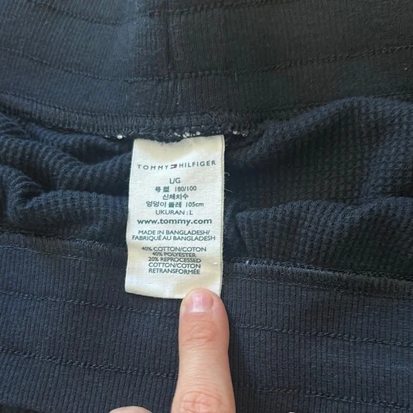 Tommy Hilfiger Navy Sweatpants - Picture 3 of 6